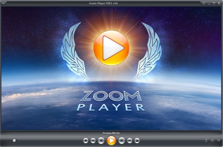 Минималистичный интерфейс Zoom Player